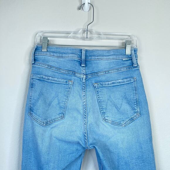 MOTHER The Tripper Ankle Jeans In Cat Daddy Size 29 Light Wash - Picture 11 of 11